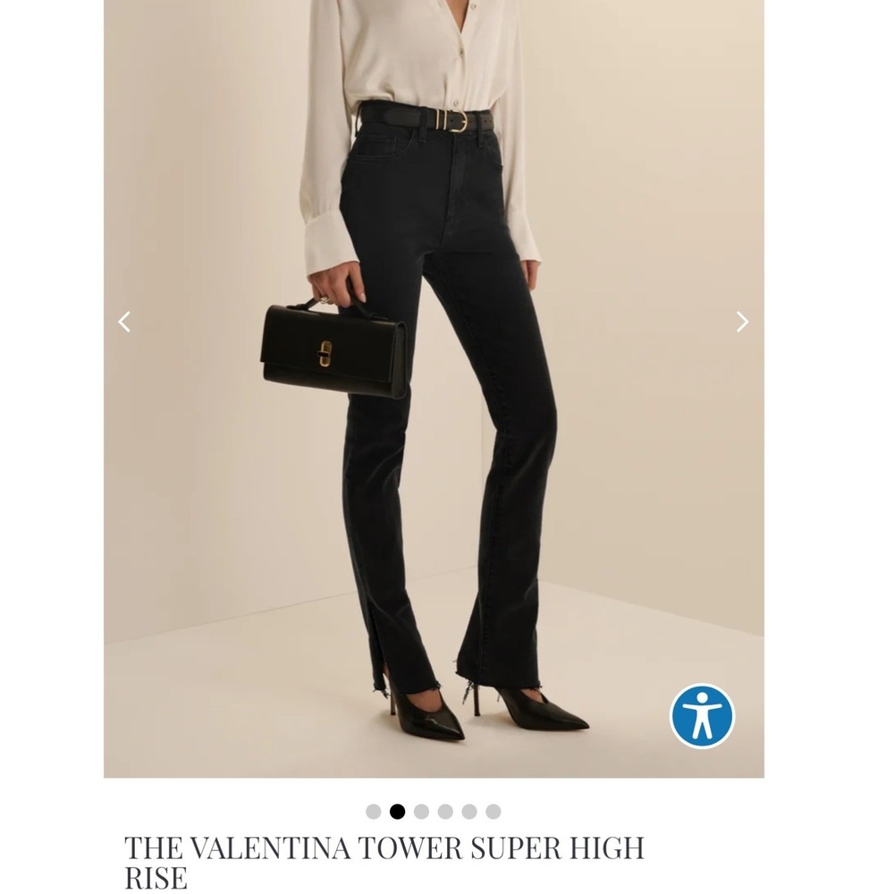 Favorite Daughter Jeans 25 Valentina Tower Super High Rise Cigarette Boulder